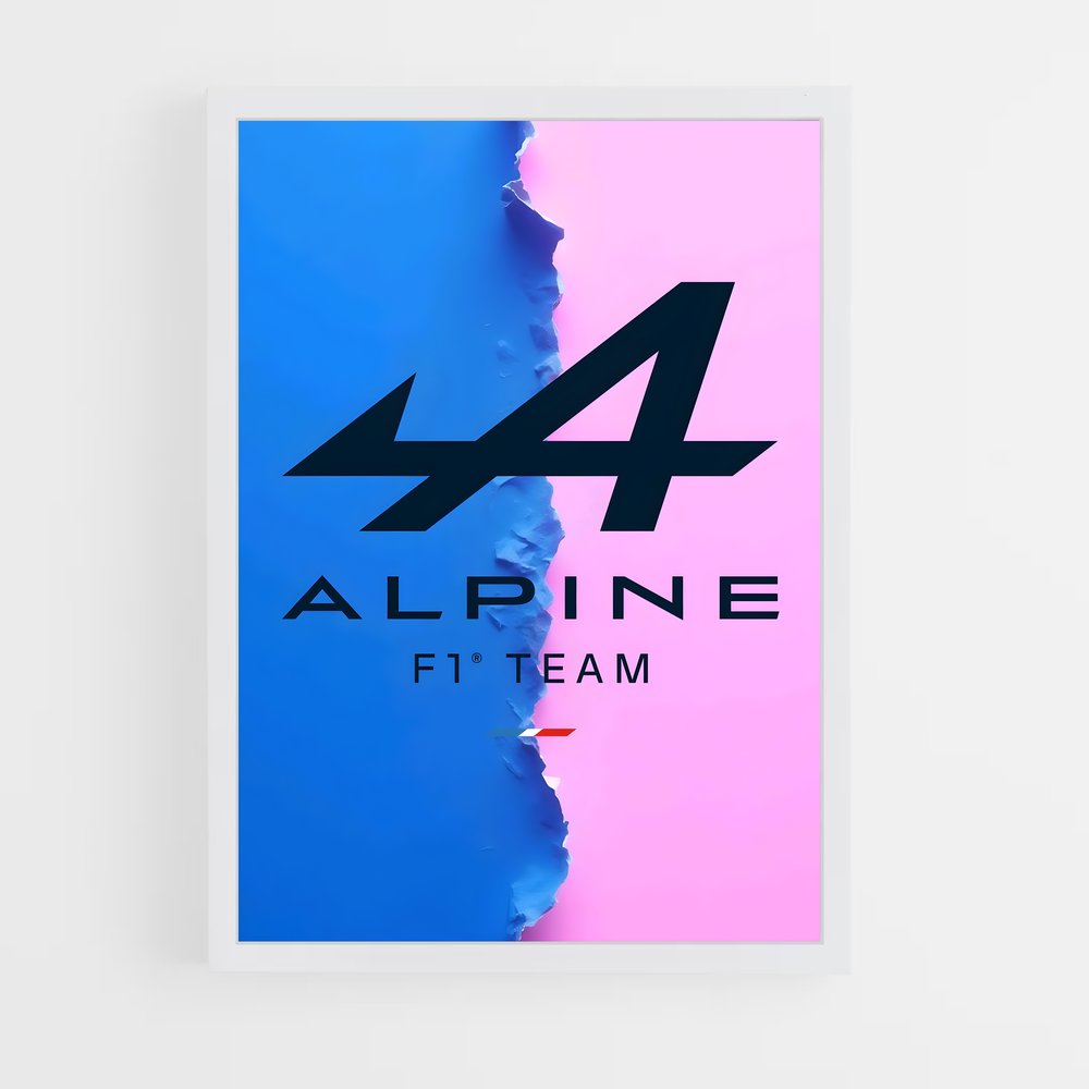 ap-alpine f1 team-3 cadre Blanc