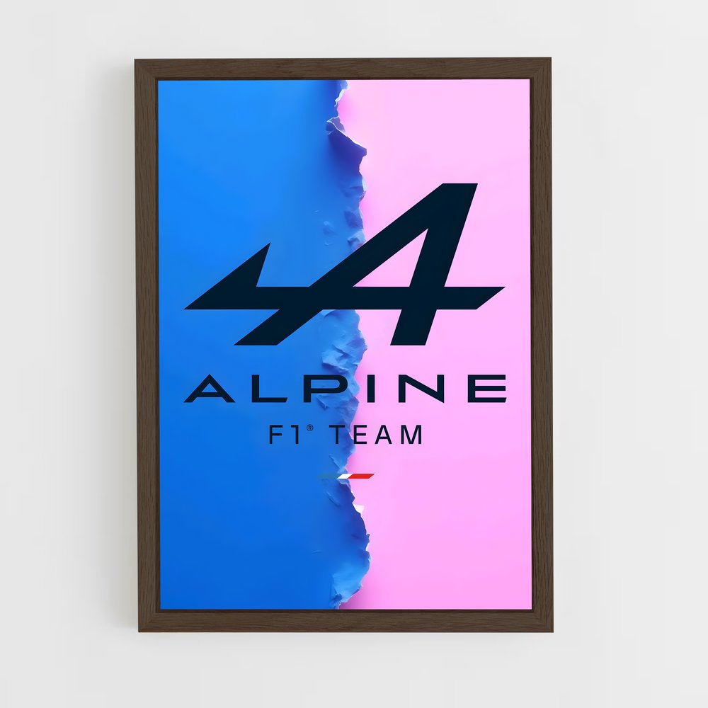 ap-alpine f1 team-3 cadre Bois foncé