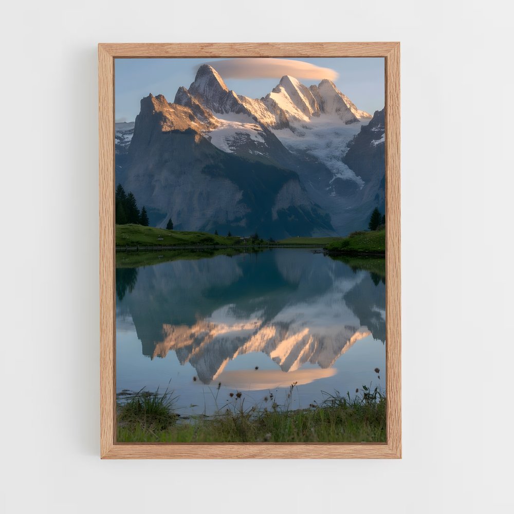 ap-alpine lake-5 cadre Bois clair