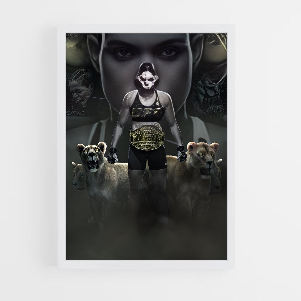 ap-amanda nunes-2 cadre Blanc
