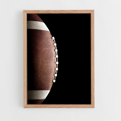 ap-american football-6 cadre Bois clair