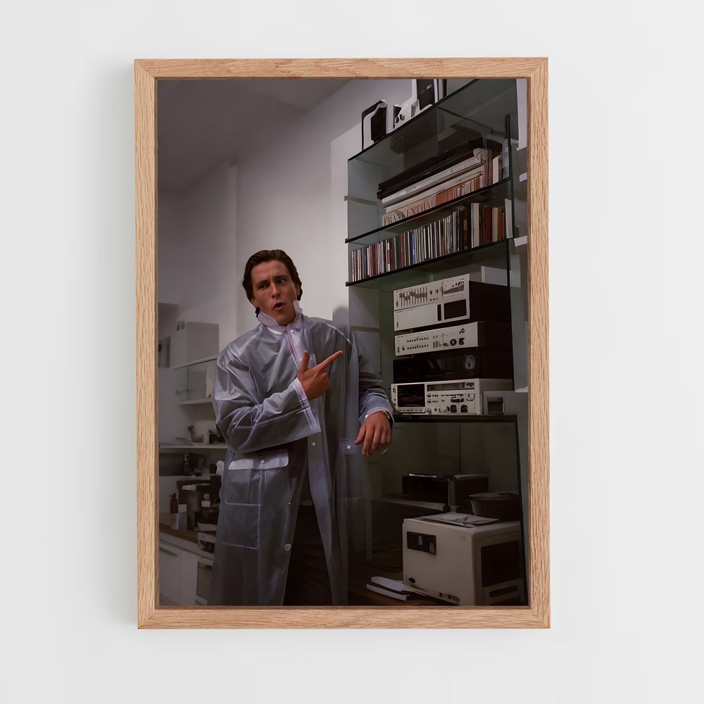 ap-american psycho-2 cadre Bois clair