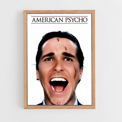 ap-american psycho-3 cadre Bois clair