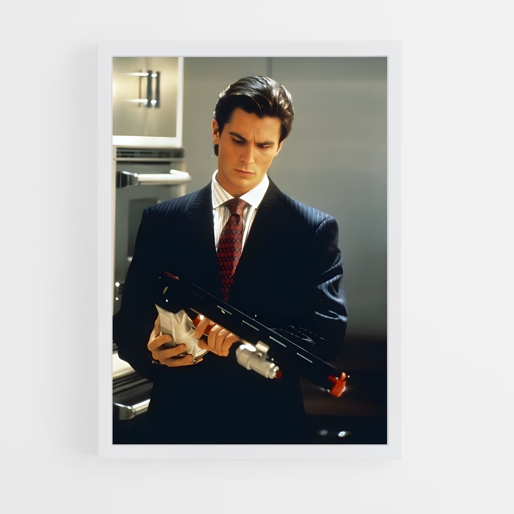 ap-american psycho-7 cadre Blanc