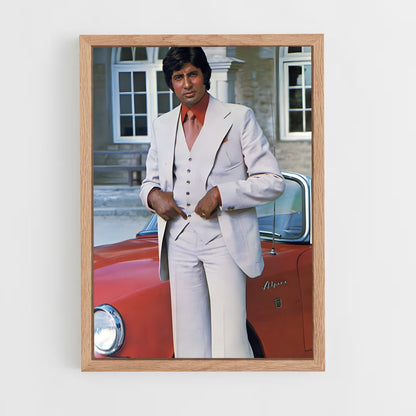 ap-amitabh bachchan-2 cadre Bois clair