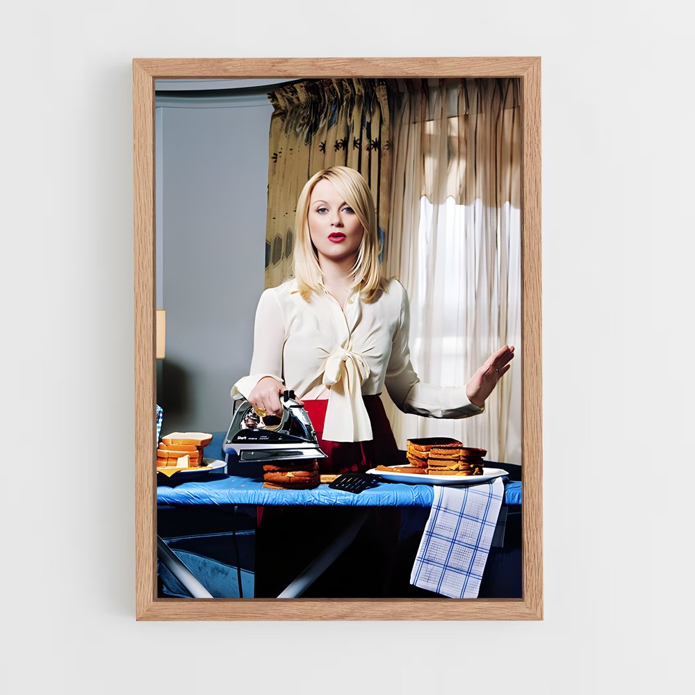 ap-amy poehler-3 cadre Bois clair