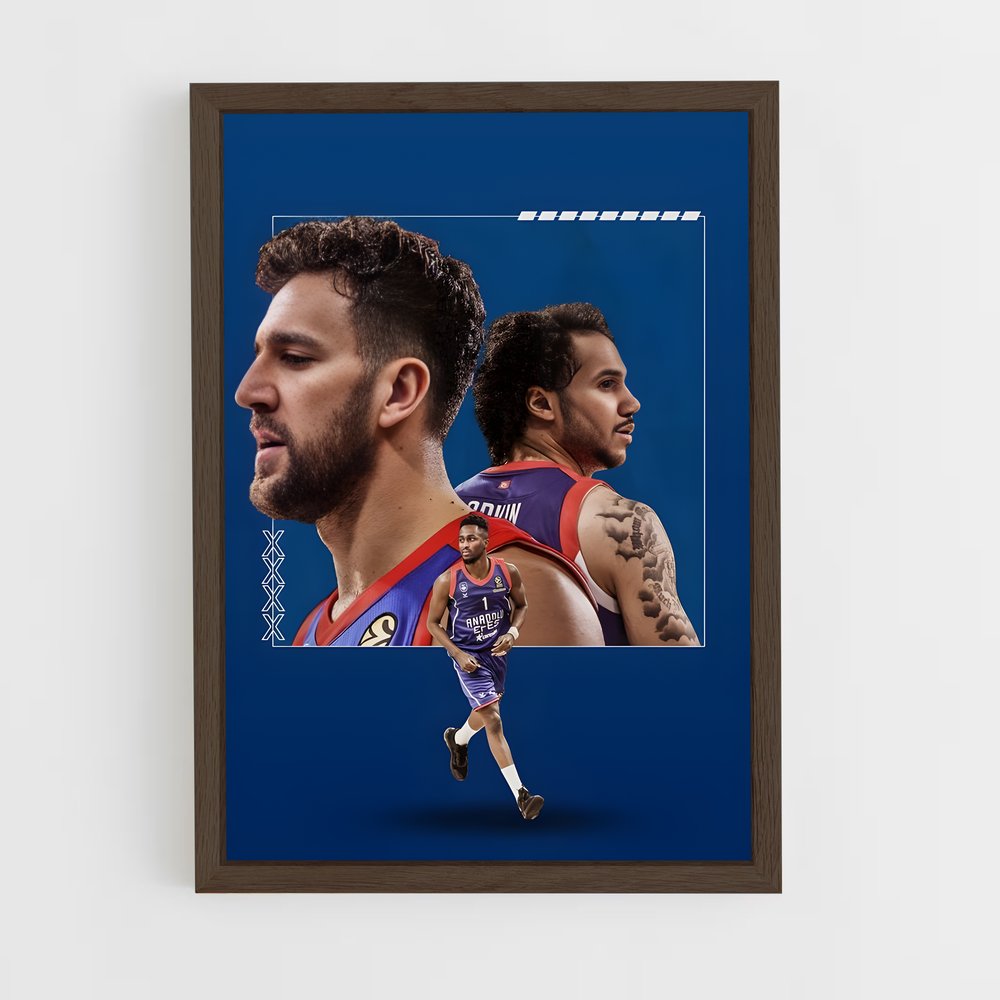 ap-anadolu efes basketball-4 cadre Bois foncé