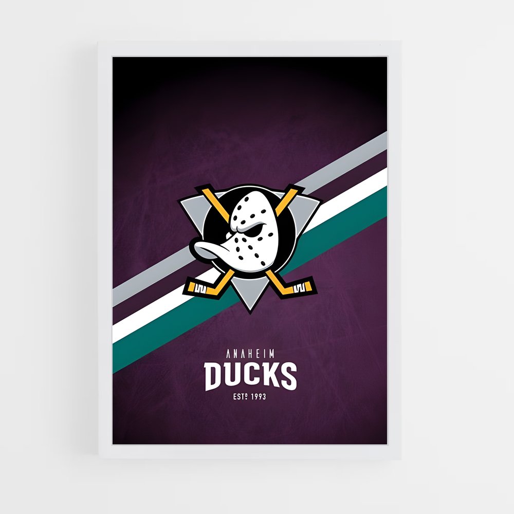 ap-anaheim ducks-5 cadre Blanc