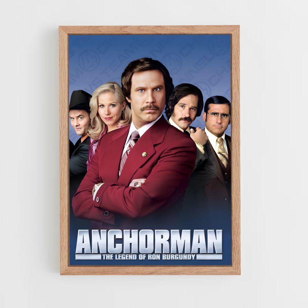 ap-anchorman-1 cadre Bois clair