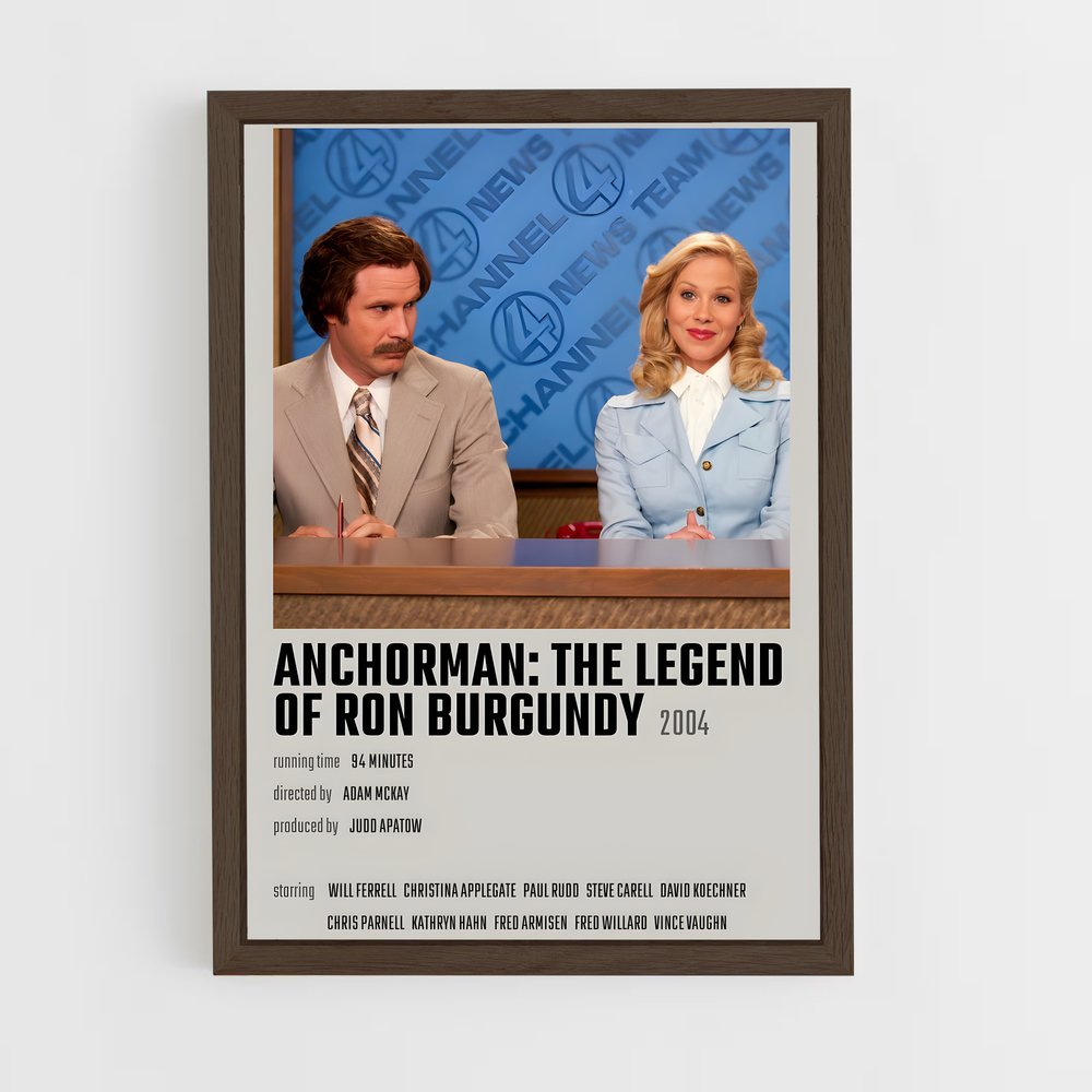ap-anchorman-4 cadre Bois foncé