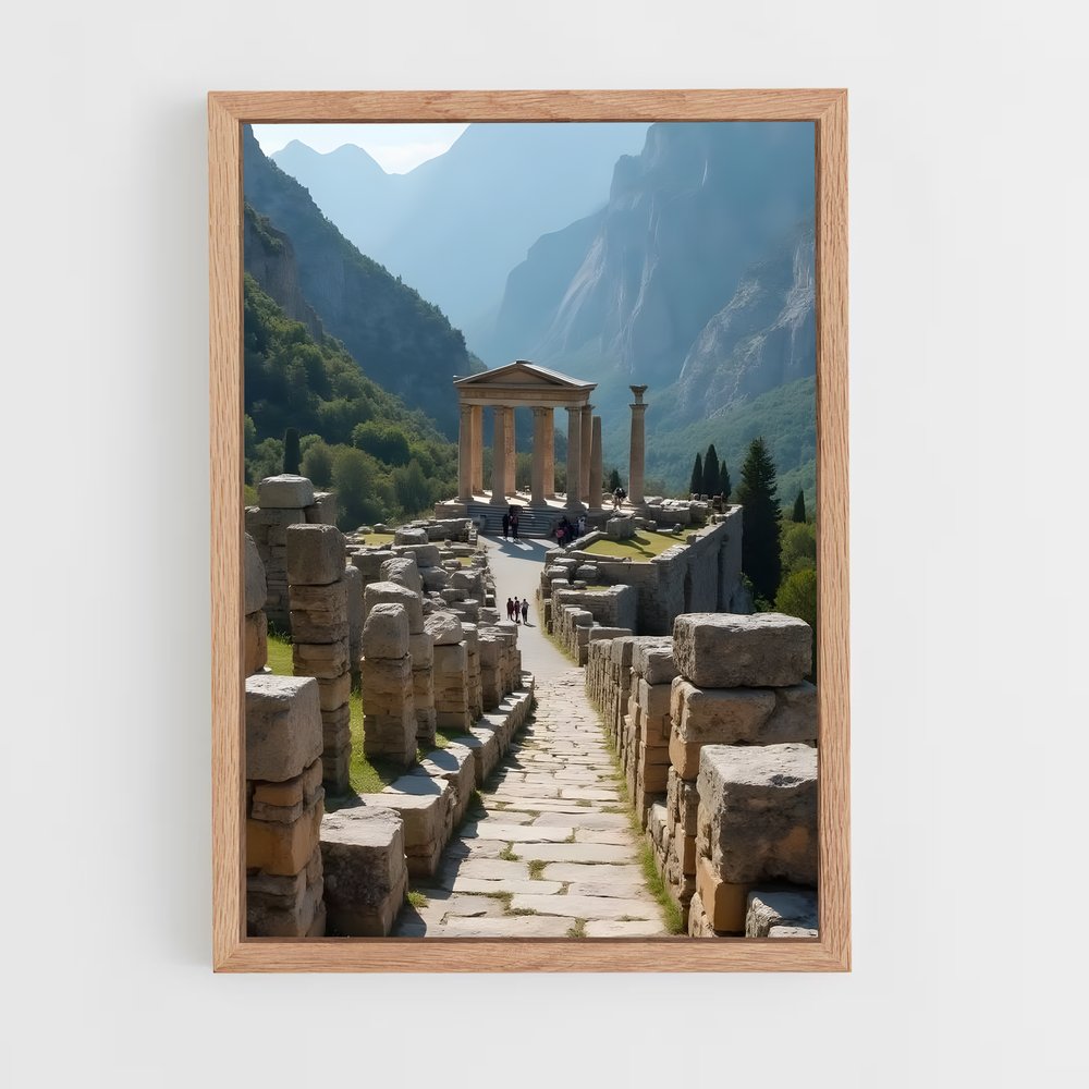 ap-ancient greece-4 cadre Bois clair