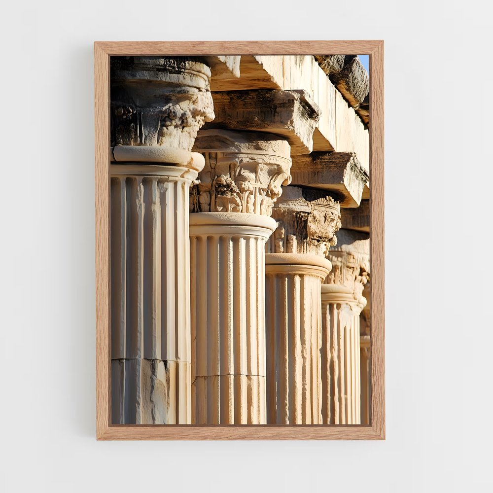 ap-ancient greece-6 cadre Bois clair