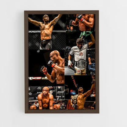 ap-anderson silva-5 cadre Bois foncé