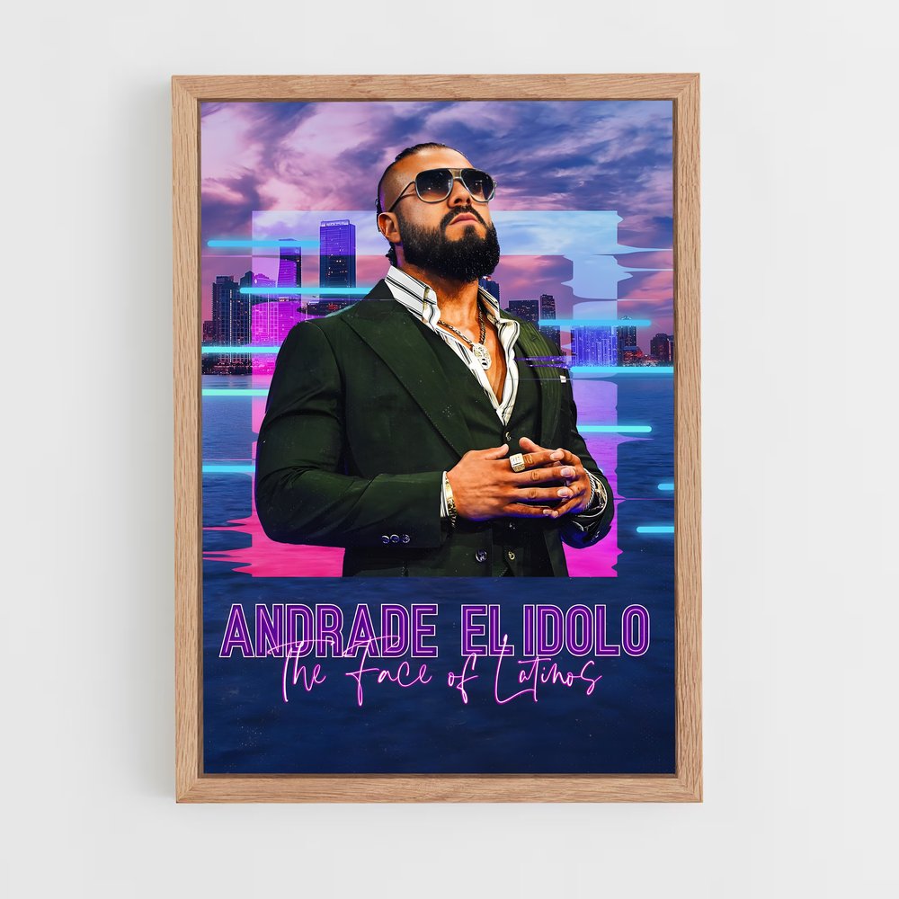 ap-andrade el idolo-1 cadre Bois clair