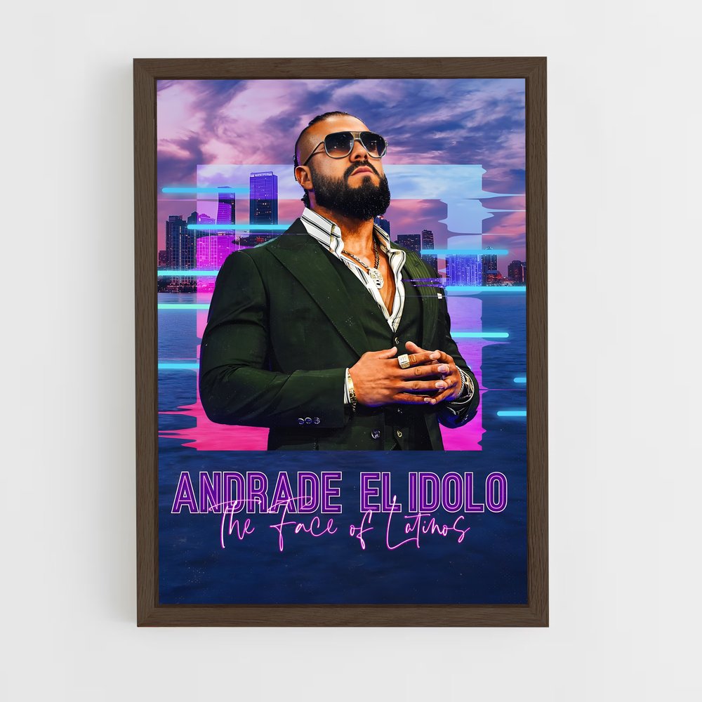 ap-andrade el idolo-1 cadre Bois foncé