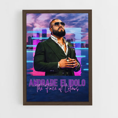 ap-andrade el idolo-1 cadre Bois foncé
