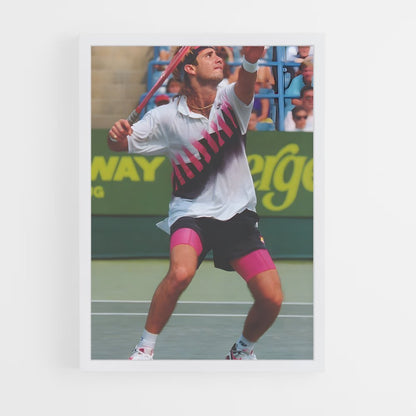 ap-andre agassi-5 cadre Blanc