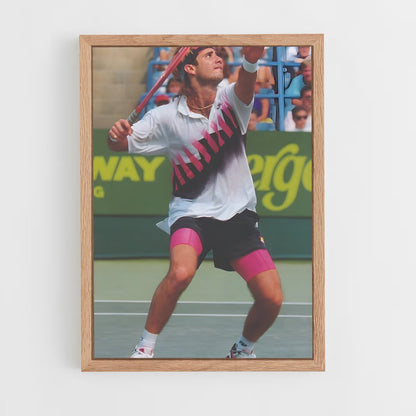 ap-andre agassi-5 cadre Bois clair