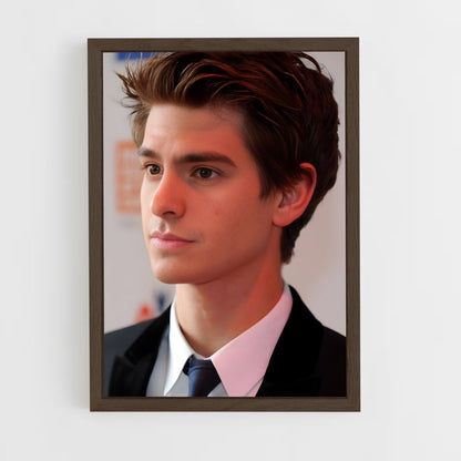 ap-andrew garfield-1 cadre Bois foncé