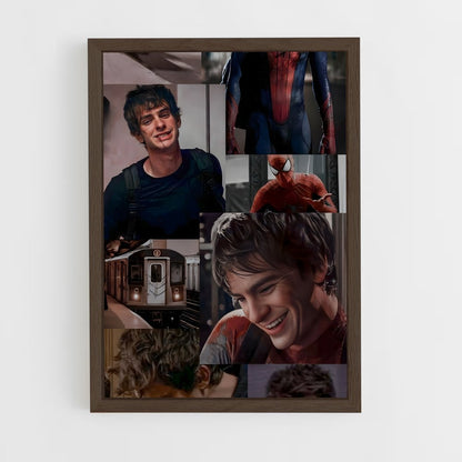 ap-andrew garfield-11 cadre Bois foncé