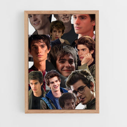 ap-andrew garfield-15 cadre Bois clair