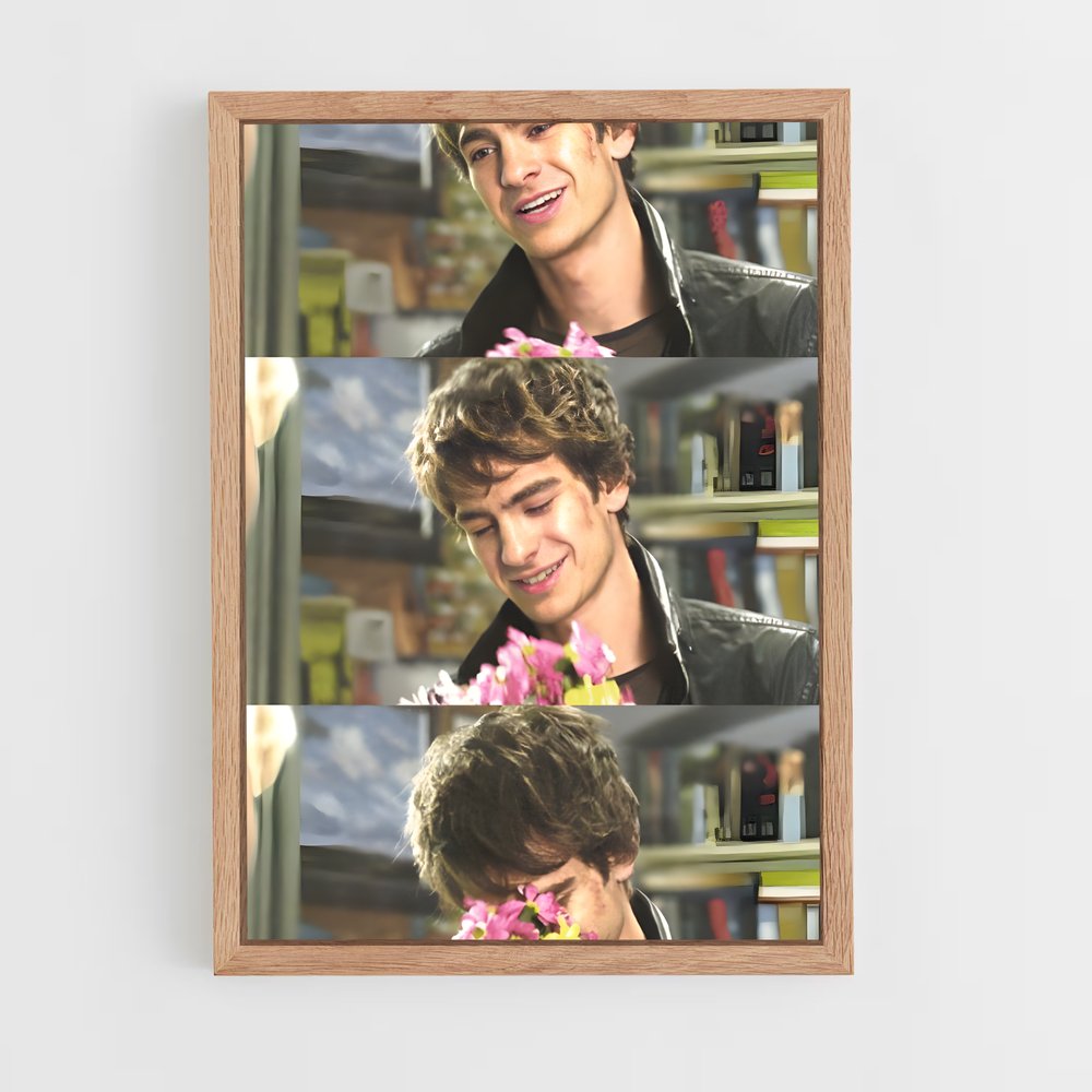 ap-andrew garfield-6 cadre Bois clair