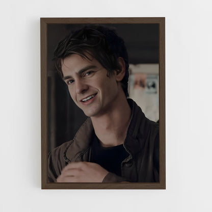 ap-andrew garfield-7 cadre Bois foncé