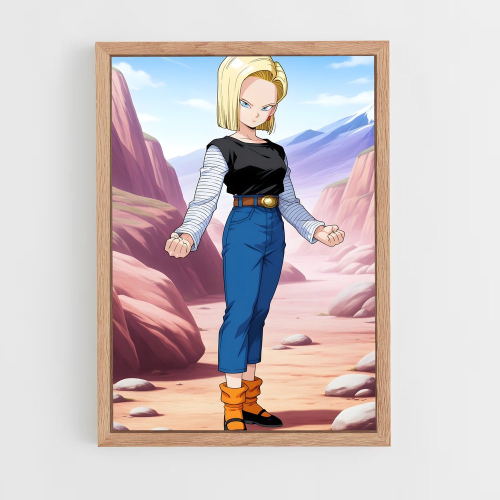 ap-android 18-6 cadre Bois clair