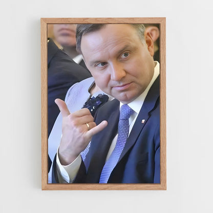 ap-andrzej duda-1 cadre Bois clair