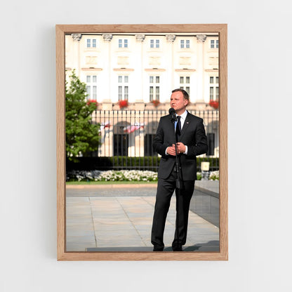 ap-andrzej duda-4 cadre Bois clair