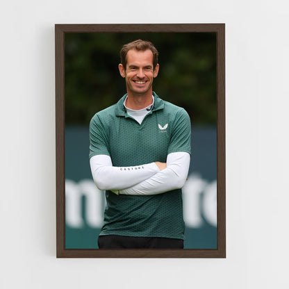 ap-andy murray-1 cadre Bois foncé