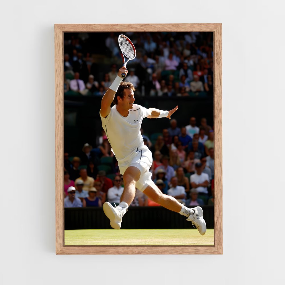 ap-andy murray-2 cadre Bois clair