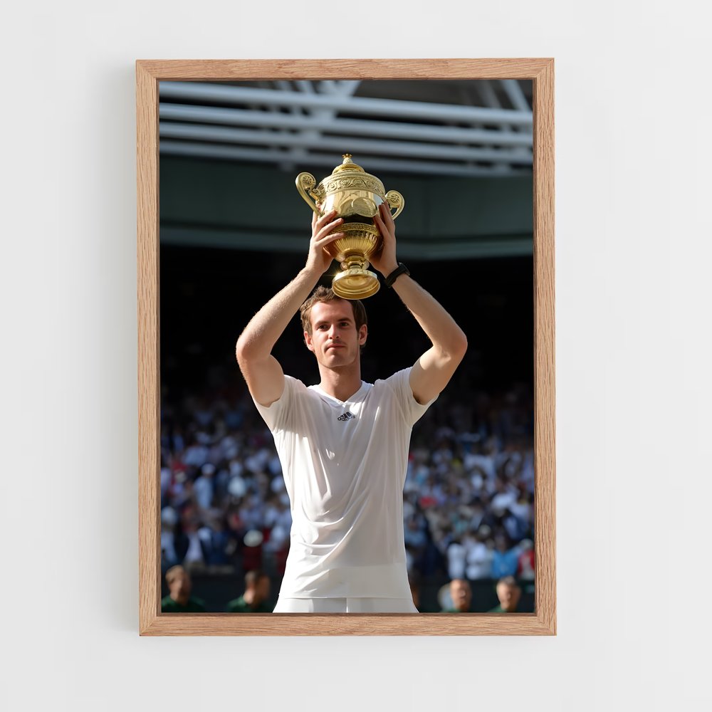 ap-andy murray-6 cadre Bois clair