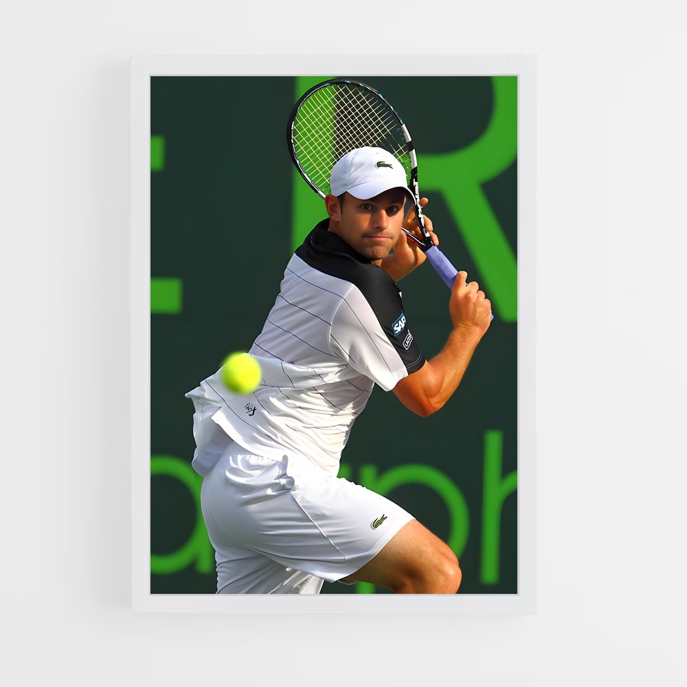 ap-andy roddick-1 cadre Blanc