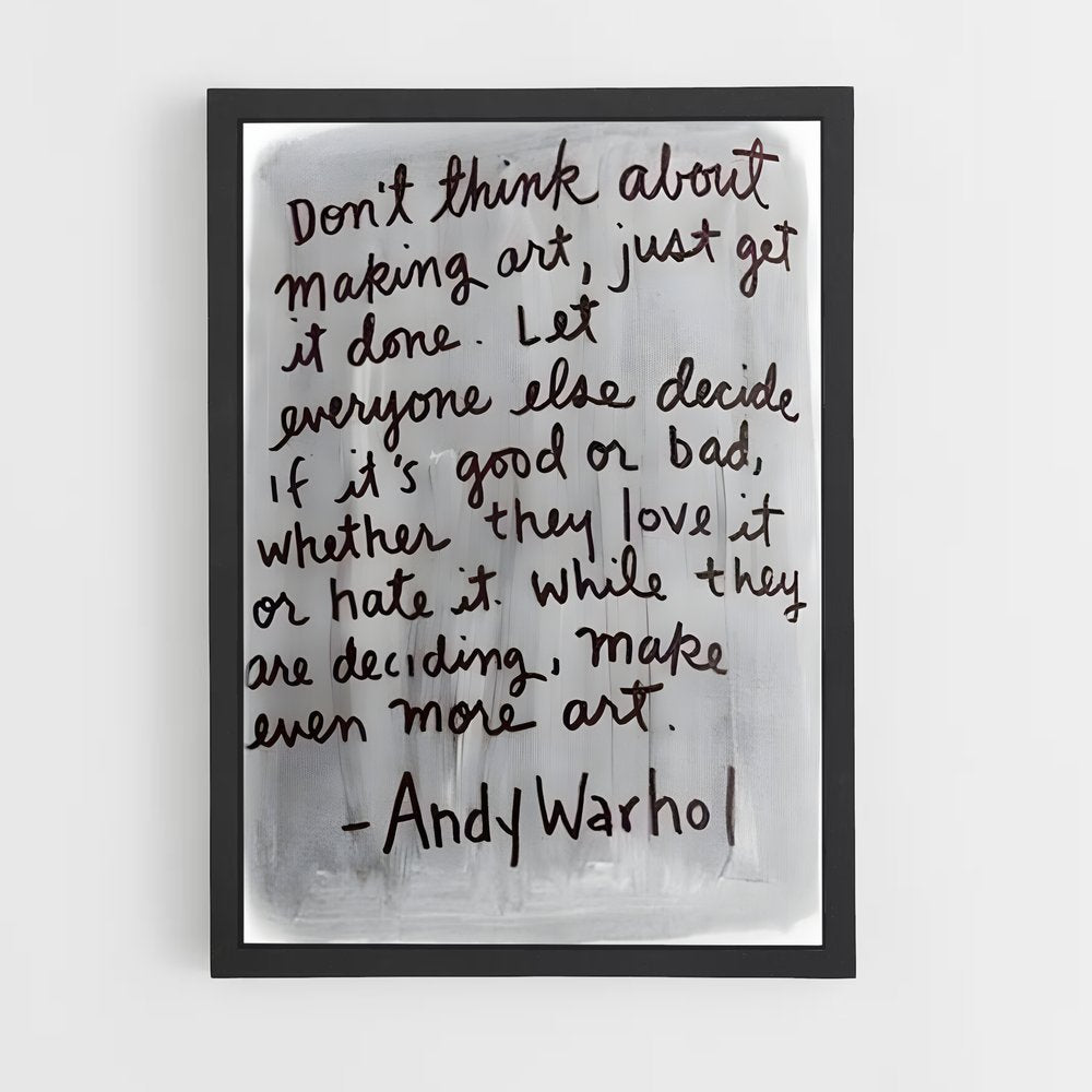 ap-andy warhol-2 cadre Noir