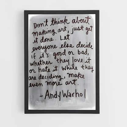 ap-andy warhol-2 cadre Noir