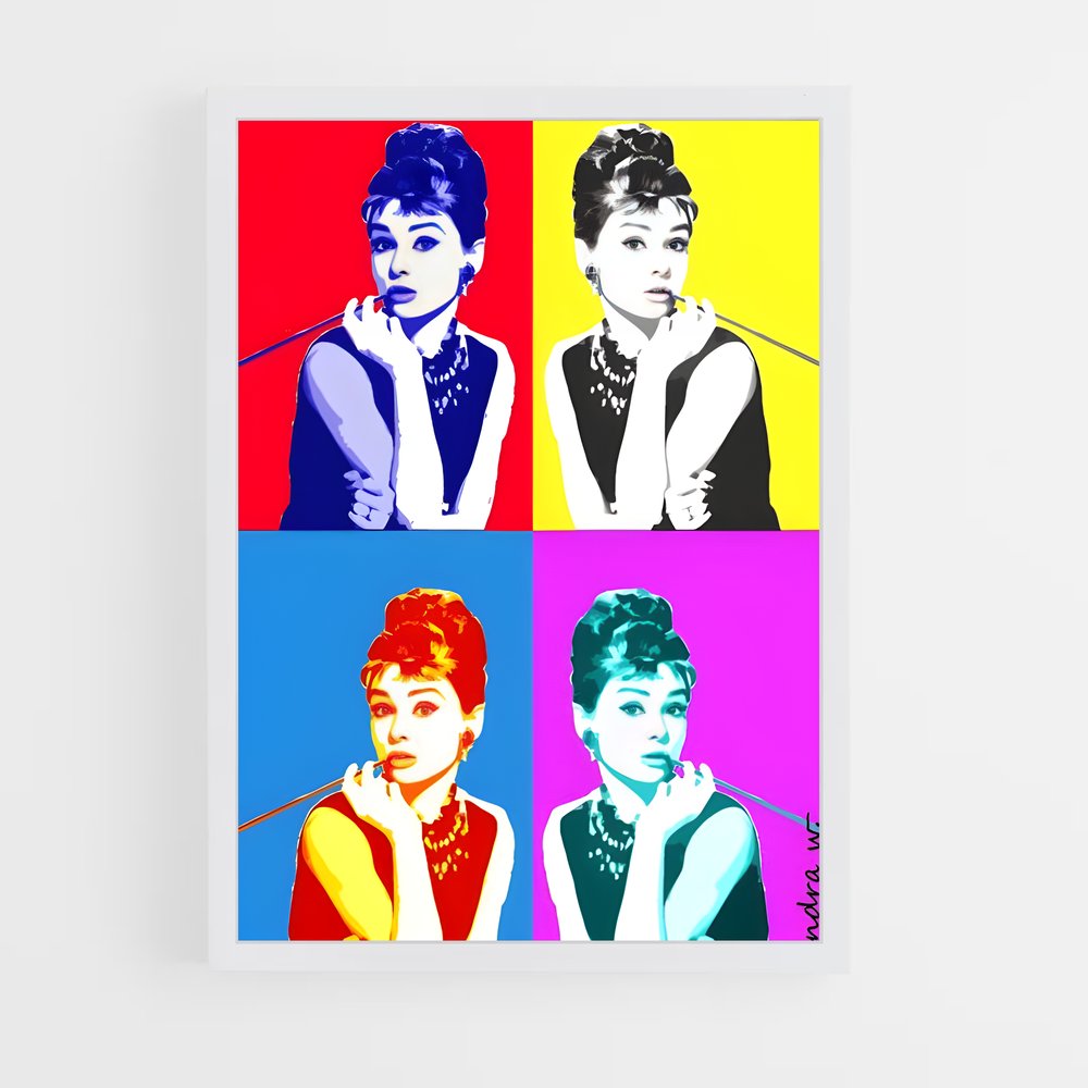 ap-andy warhol-3 cadre Blanc