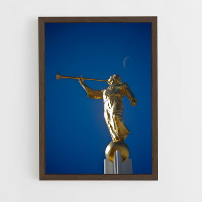 ap-angel moroni-7 cadre Bois foncé