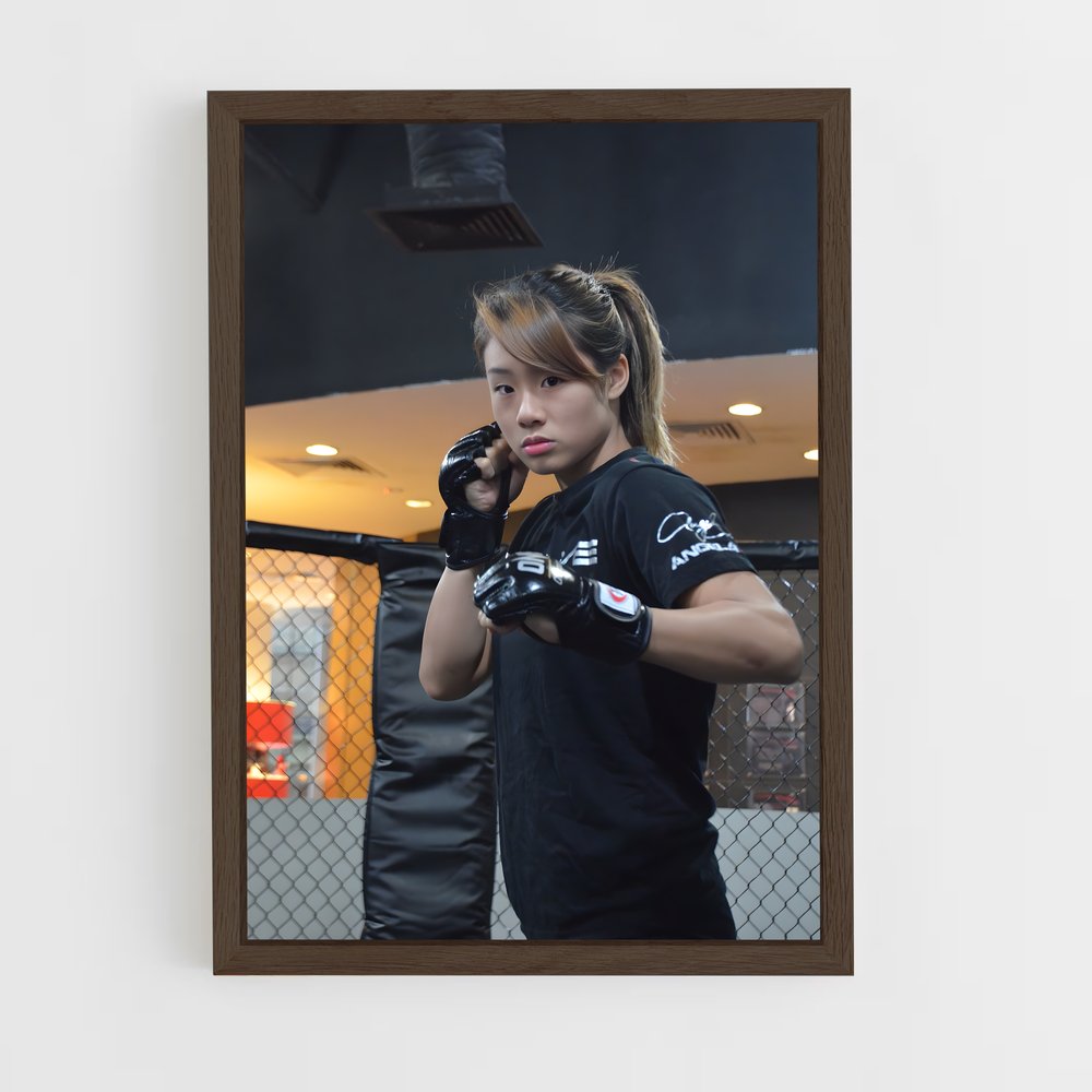 ap-angela lee-2 cadre Bois foncé