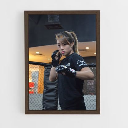 ap-angela lee-2 cadre Bois foncé
