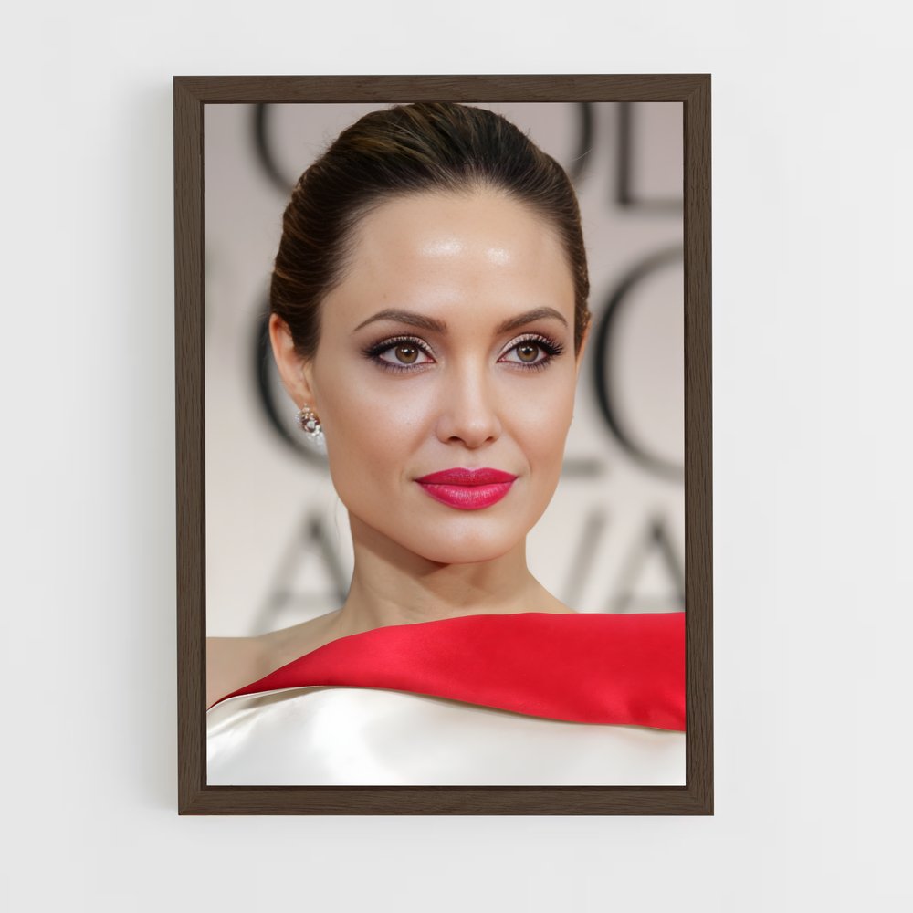 ap-angelina jolie-5 cadre Bois foncé