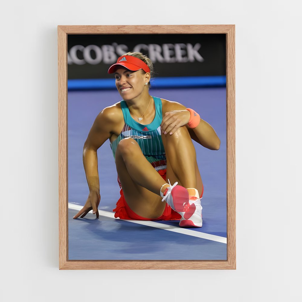 ap-angelique kerber-1 cadre Bois clair