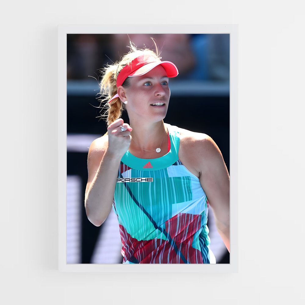 ap-angelique kerber-6 cadre Blanc