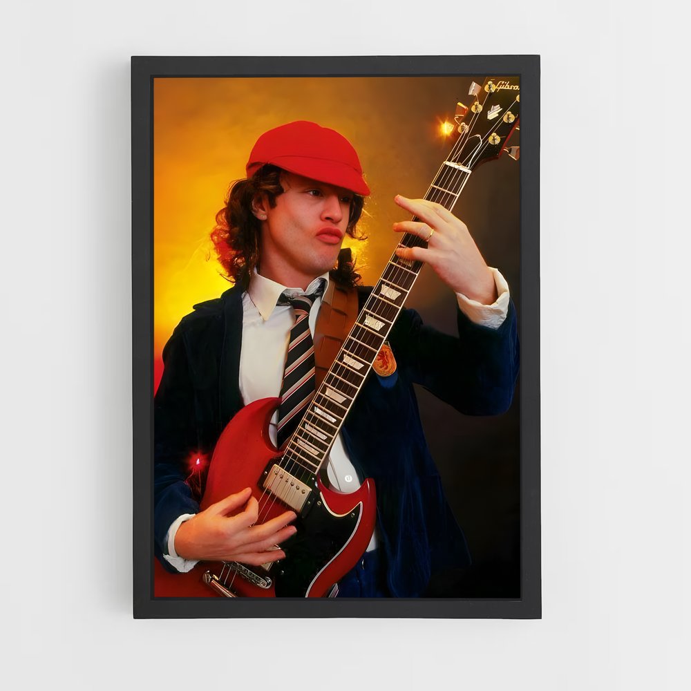 ap-angus young-3 cadre Noir