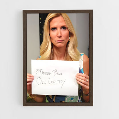 ap-ann coulter-6 cadre Bois foncé