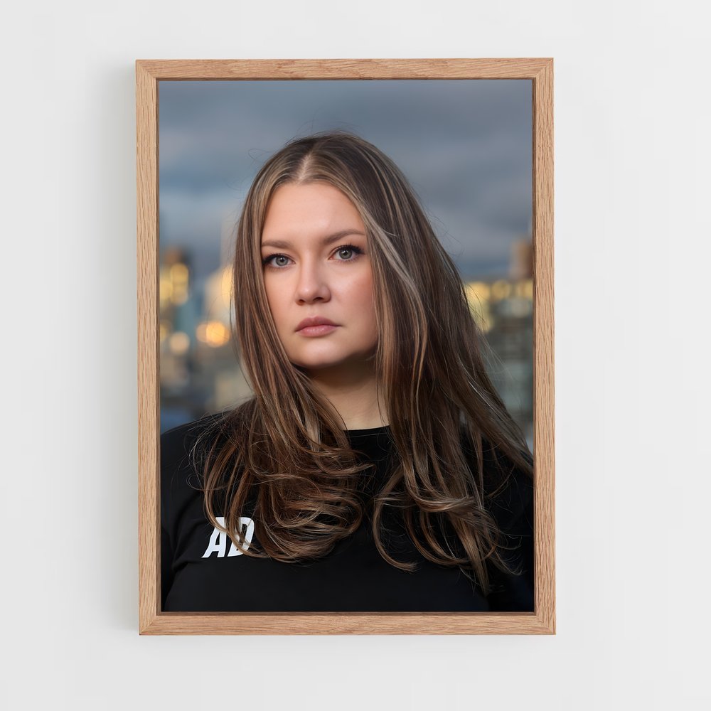 ap-anna delvey-4 cadre Bois clair