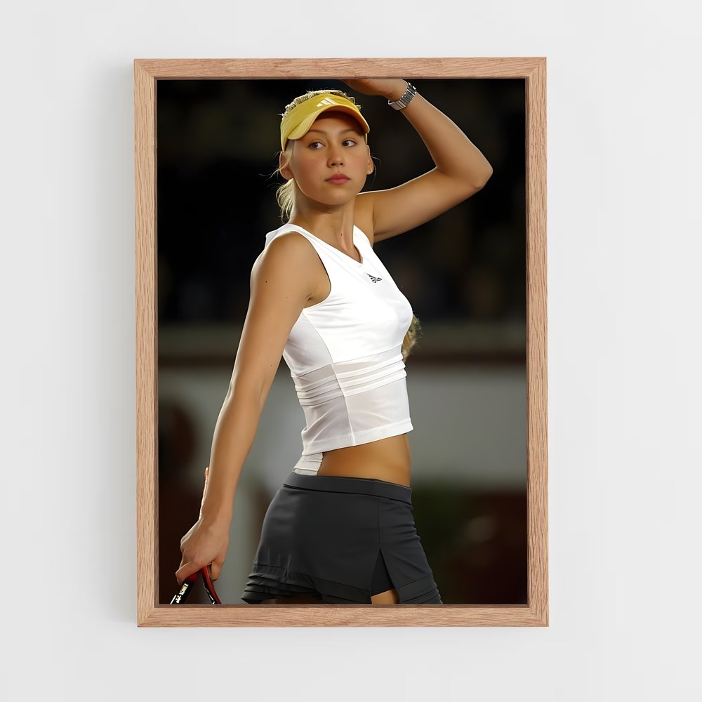 ap-anna kournikova-1 cadre Bois clair