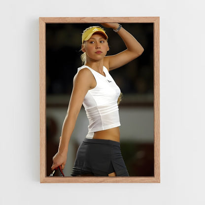 ap-anna kournikova-1 cadre Bois clair