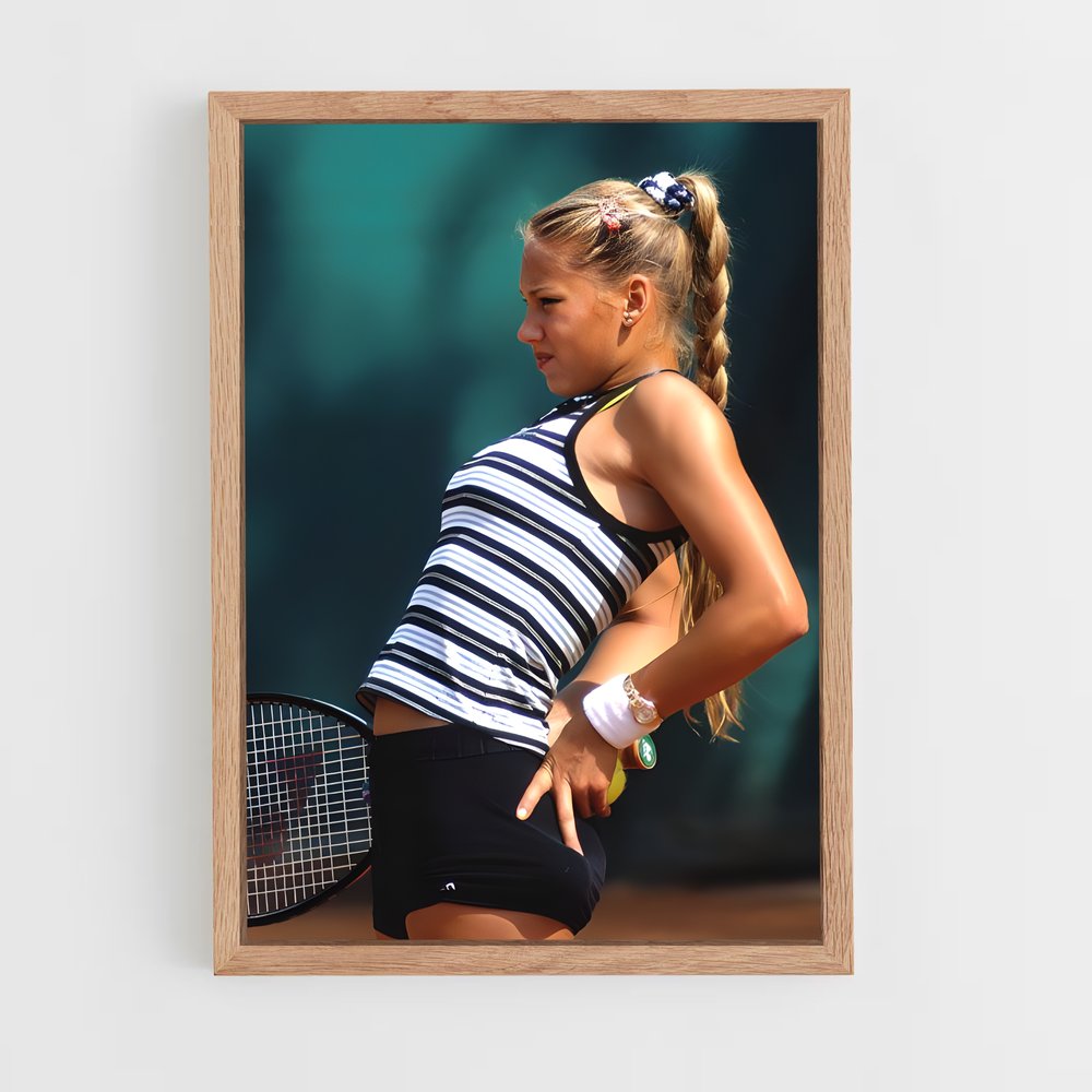 ap-anna kournikova-4 cadre Bois clair
