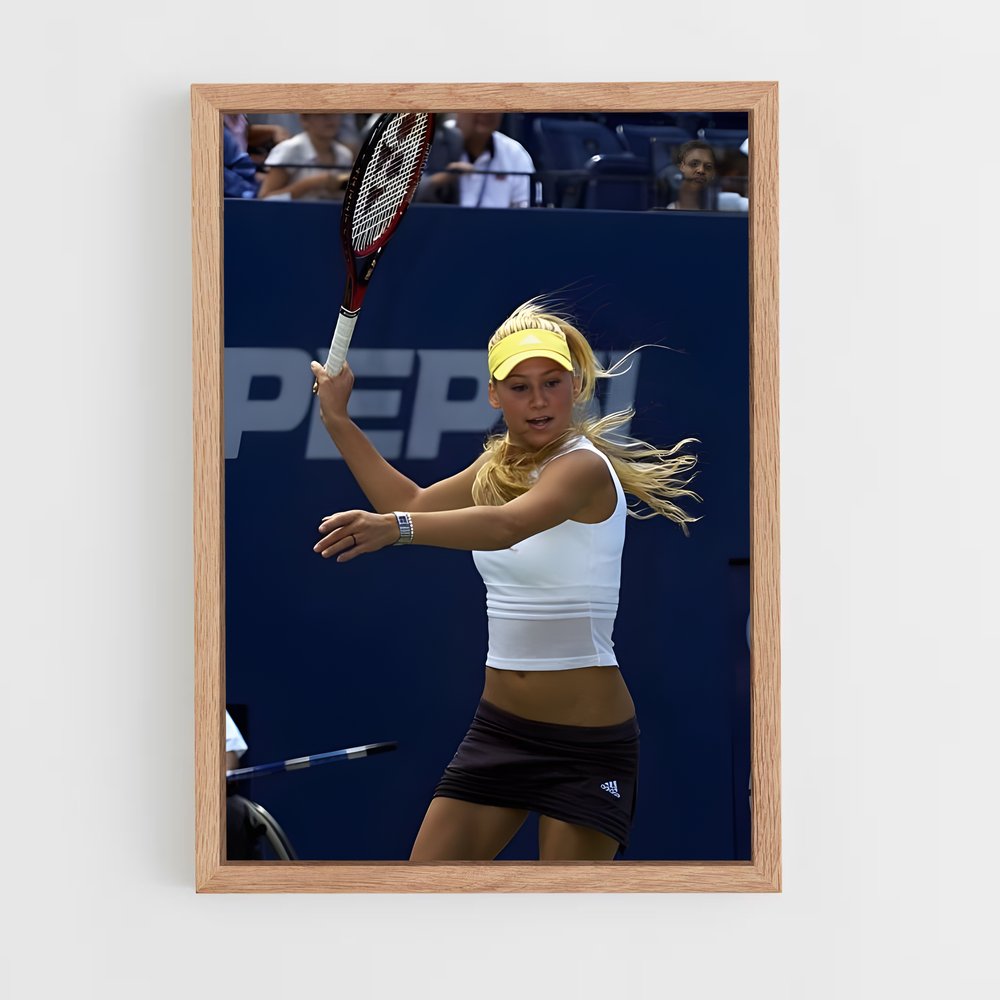 ap-anna kournikova-6 cadre Bois clair